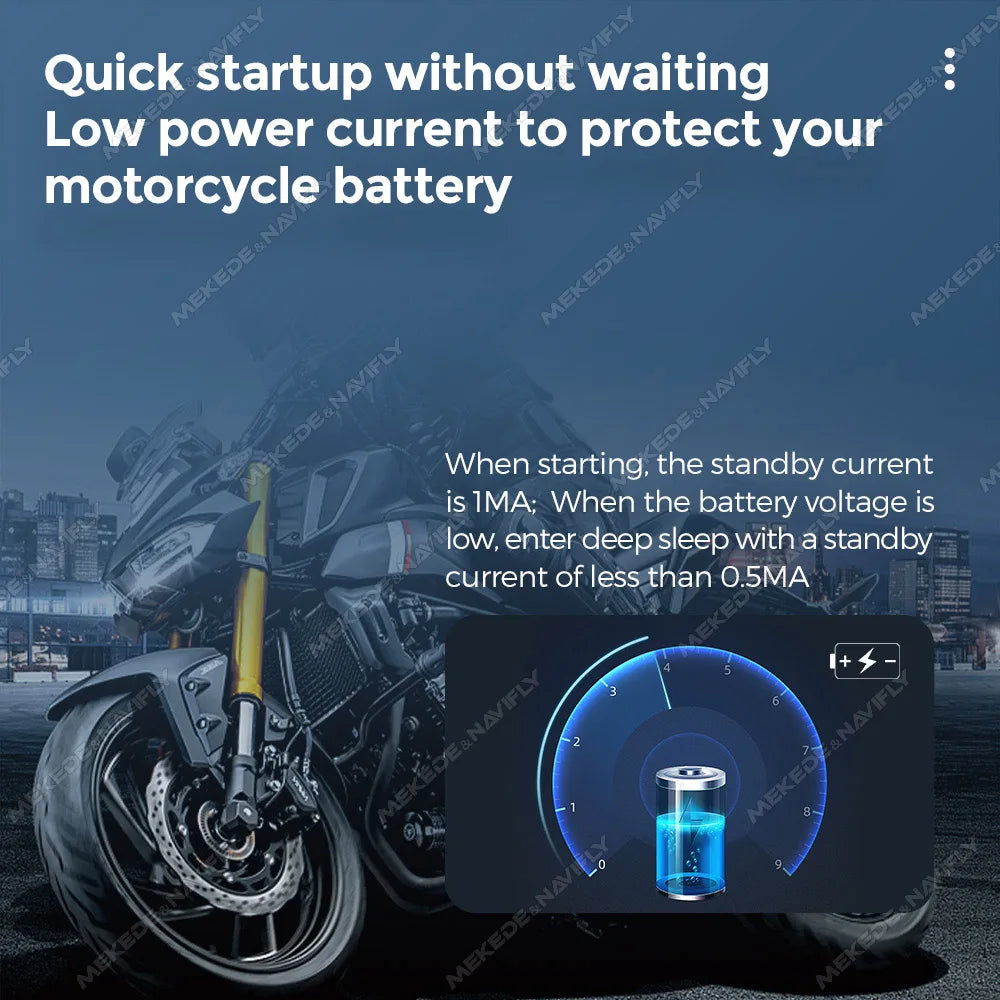 NEW 6.3inch Portable Screen Motorcycle Wireless Car-play Android Auto Smart Player GPS Navigation IPX7 TPMS IPS 1560*720 Dual BT