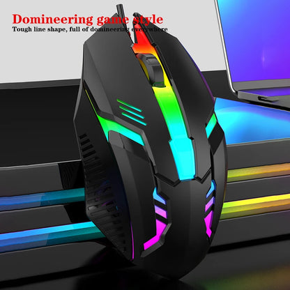 USB Wired Gaming Mouse 1200 DPI 3 Buttons Silent Mause Backlit Professional Gamer Mice Ergonomic Computer Mouse For PC Laptop