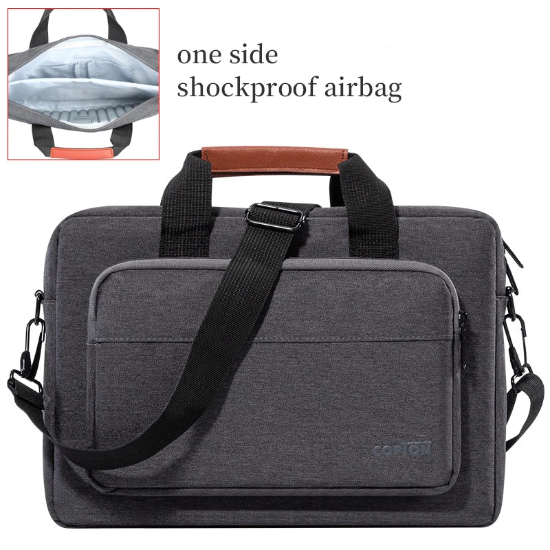 Men Laptop Bag 13.3 14 15.6 inch for Macbook Air Pro 13 15 16 HP Huawei Asus Acer Dell Xiaomi Lenovo Shoulder Handbags Briefcase