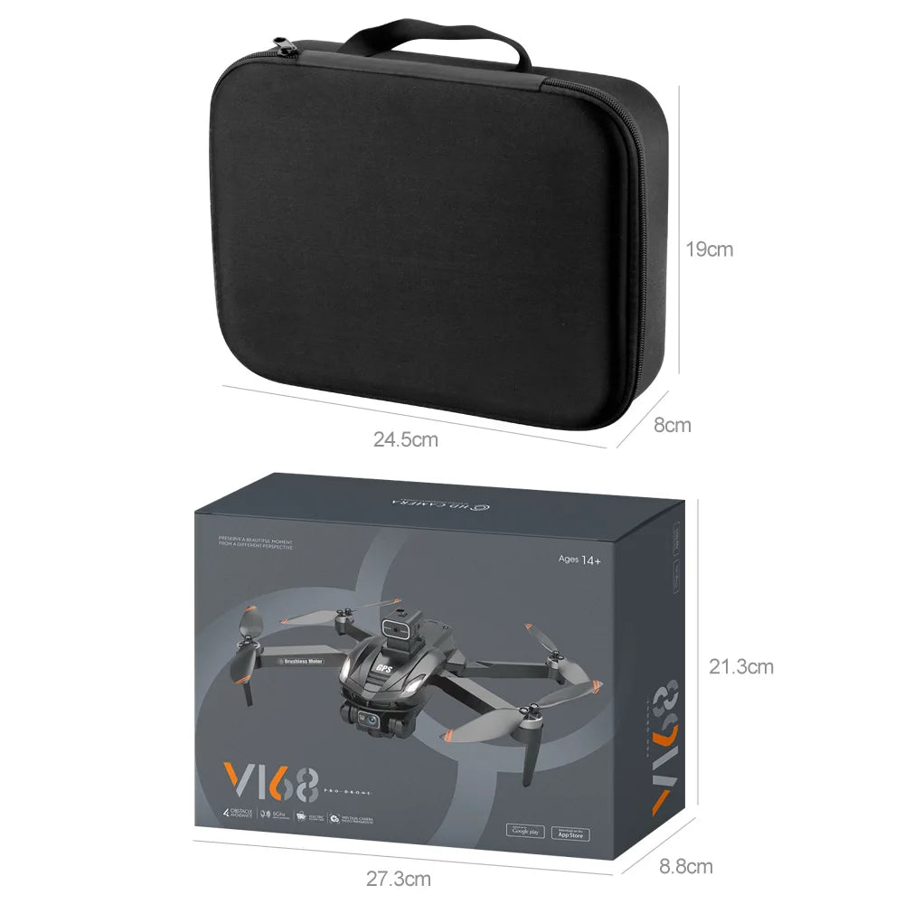 Xiaomi Mijia New V168 Drone Professinal Three Camera Wide Angle Optical GPS Localization Four-way Obstacle Avoidance Quadcopter