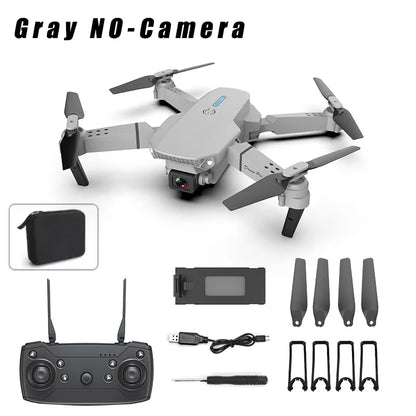 MHD E88 Dual Camera Drone Aerial Photography Professional High-definition Quadcopter Outdoor Flying Toy Beginner Drone Kids Gift