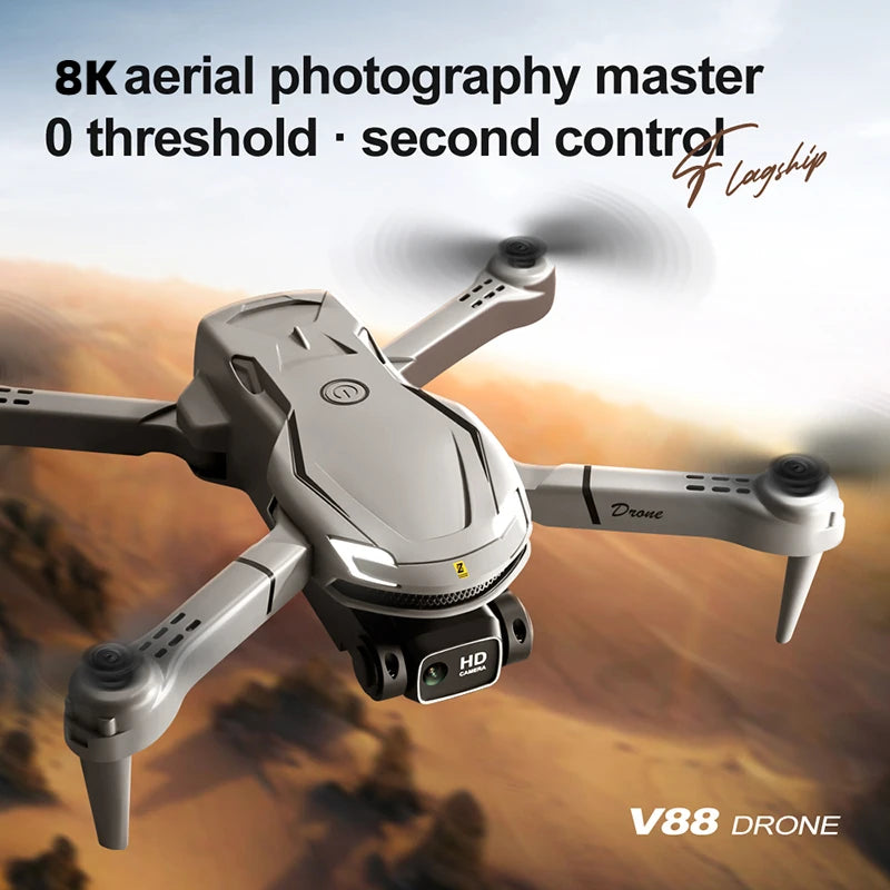 ForXiaomi mijia V88 Drone 8K 5G GPS Professional HD Aerial Photography Remote Control Aircraft HD Dual Camera Quadcopter Toy UAV