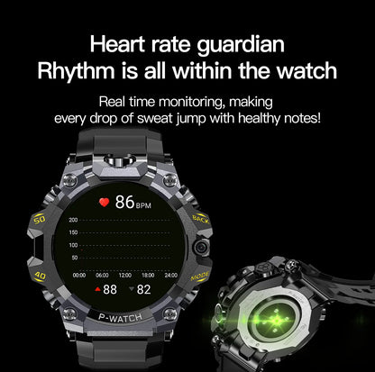 4G LTE Android Smart Watch With 1.508-inch Amoled Screen 8MP Dual Camera GPS IP68 Waterproof Outdoor sports Health monitoring