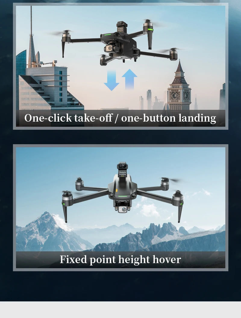 10KM 35 Mins With Touch Screen RC K10 Professional GPS Drone with 3-Axis Gimbal 8K Dual Camera FPV Brushless Airdrop Quadcopter