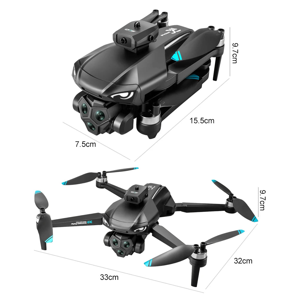 2025 New M22 M33 MAX Drone 5KM 8K Professional HD Camera Aerial Photography 360° Obstacle Avoidance Brushless FPV Quadcopter Toy