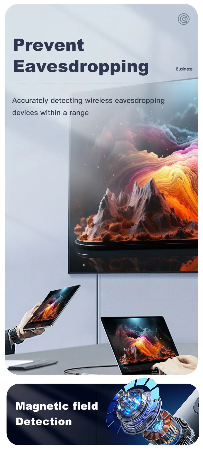 Anti Candid Camera Detector Surveillance Camera Security Alarm Anti-positioning Monitoring Infrared Scanner Hotel Smart Signal