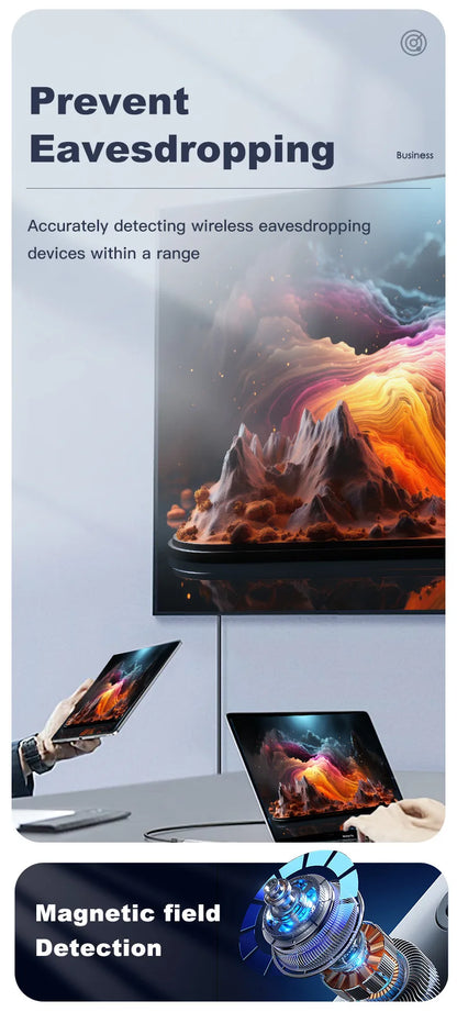 Anti Candid Camera Detector Surveillance Camera Security Alarm Anti-positioning Monitoring Infrared Scanner Hotel Smart Signal