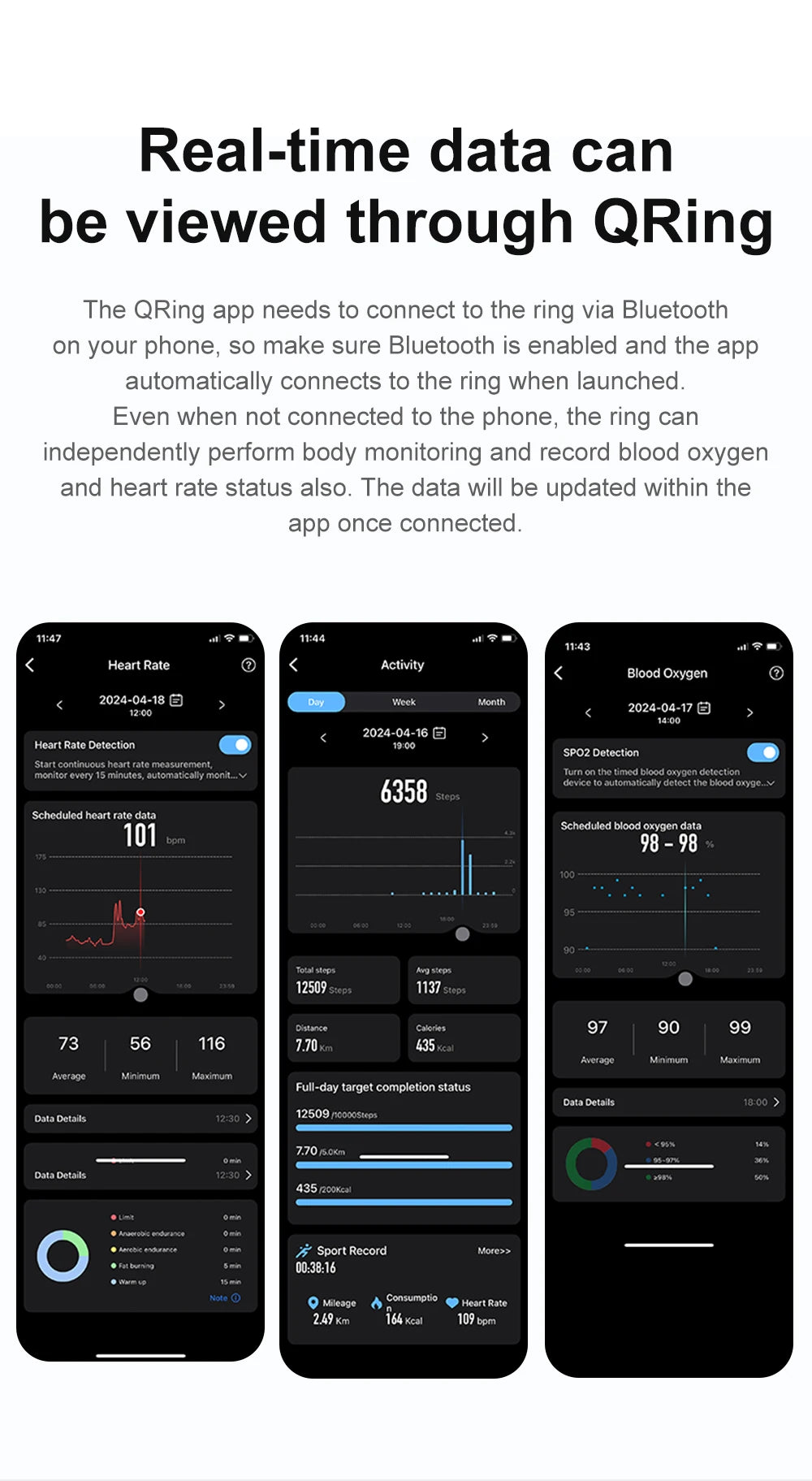 2025 R06 Smart Ring Men Women Health Monitor IP68 Waterproof Man Smartring Fitness Tracking Smart Rings Multiple Sport Modes