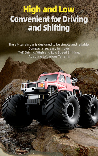 KBDFA Q215 Amphibious RC Car 2.4G 4WD Remote Control Truck Climbing Off Road Waterproof Armored Vehicles Kid Toys Gift