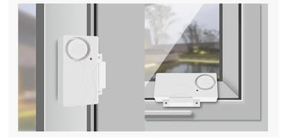 Camaroca Door Window Entry Security Wireless Remote Control Burglar Alarm Magnetic Sensor Alert System Security Protection