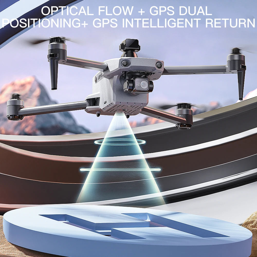 K11 Tubro Professional Drone With 8K Camera 3-Axis Gimbal Obstacle Avoidance Touch Screen FPV Drone Brushless GPS RC Quadcopter