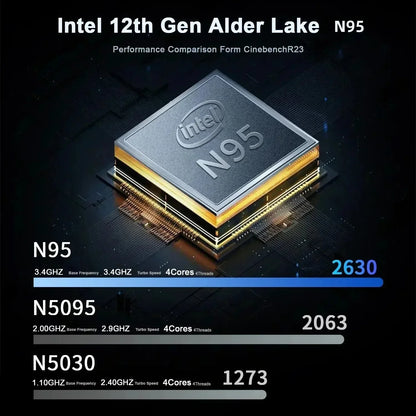 Face ID Intel Notebook N95 Graphics UHD 16" Laptop 16GB 32GB RAM Max 2TB ROM Windows 11 Wifi 5 BT 4.2 RGB Keyboard