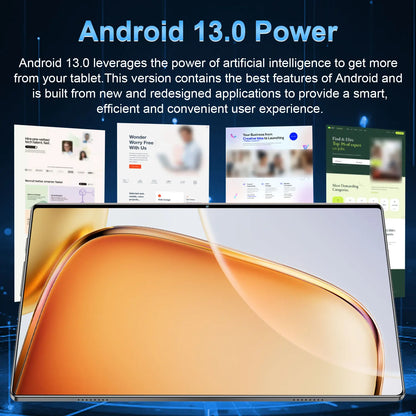 2025 Tablet Android 20000mAh 10.36 inch Global Version 22GB+2TB New Network 14 Core Android 13.0 Wifi Tablet