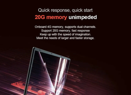 CARBAYTA AMD Ryzen 7 2700U Laptop - 36GB RAM 2TB SSD Metal Body Bluetooth Windows 11 pro Gaming IPS Portable Computer