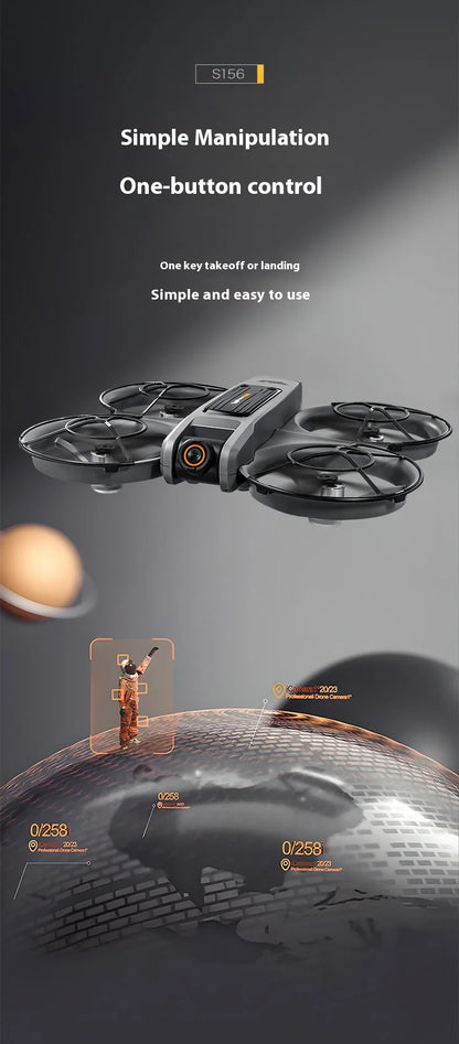 2025 New Xiaomi S156 Professional Drone With 8k Camera 5g Wifi Fpv Uav Quadcopter Obstacle Avoidance Remote Control Screen