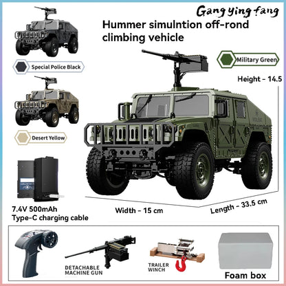 JJRC C8835 RC Car Simulation 4x4 All-terrain 2.4G Remote Control Car Off-road Climbing Electric Truck with LED Light RC Toy Gift