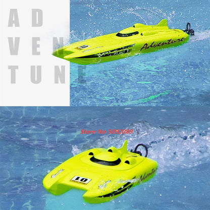 53CM Large 40KM/h High Speed Remote Control RC Racing Boat 150M 2 way Navigation Waterproof Dual Body Electric RC Speedboat Toy