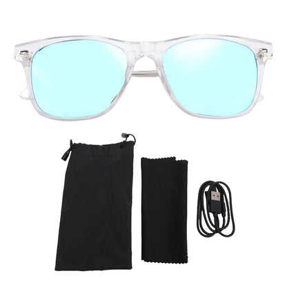 Smart Glasses Music Sunglasses Smart Sunglasses IP65 Water Proof Bluetooth 5.4 Sunglasses Noise Cancelling Built in Mic Speaker