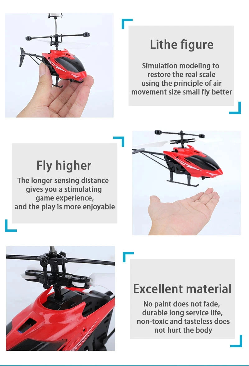 Xiaomi Mijia Rechargeable Mini Rc Suspend Drone Intelligent Remote Safe Fall-resistant Rc Helicopters Drone Children Toys 2025