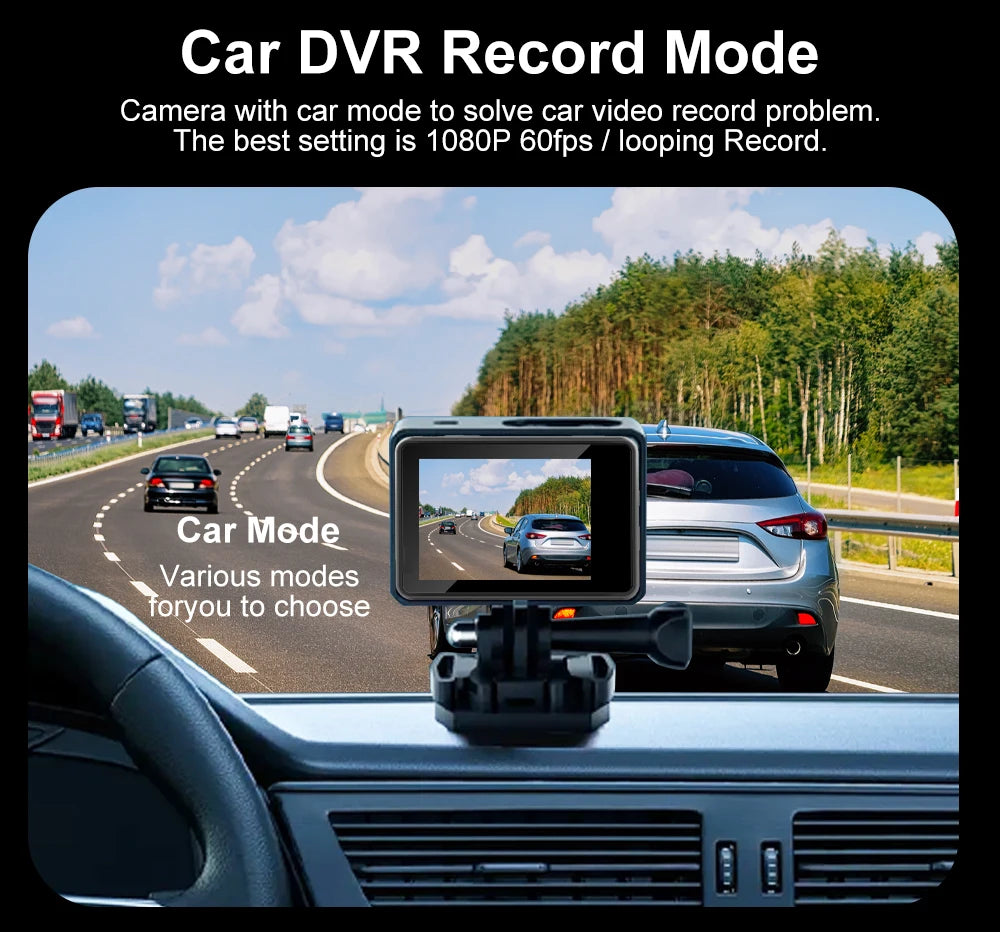 Ourlife 5K 4K60FPS Action Camera IPS Touch LCD EIS 170° DVR 30M Waterproof 5X Zoom Sport Camera With Wireless Mic&Remote Control