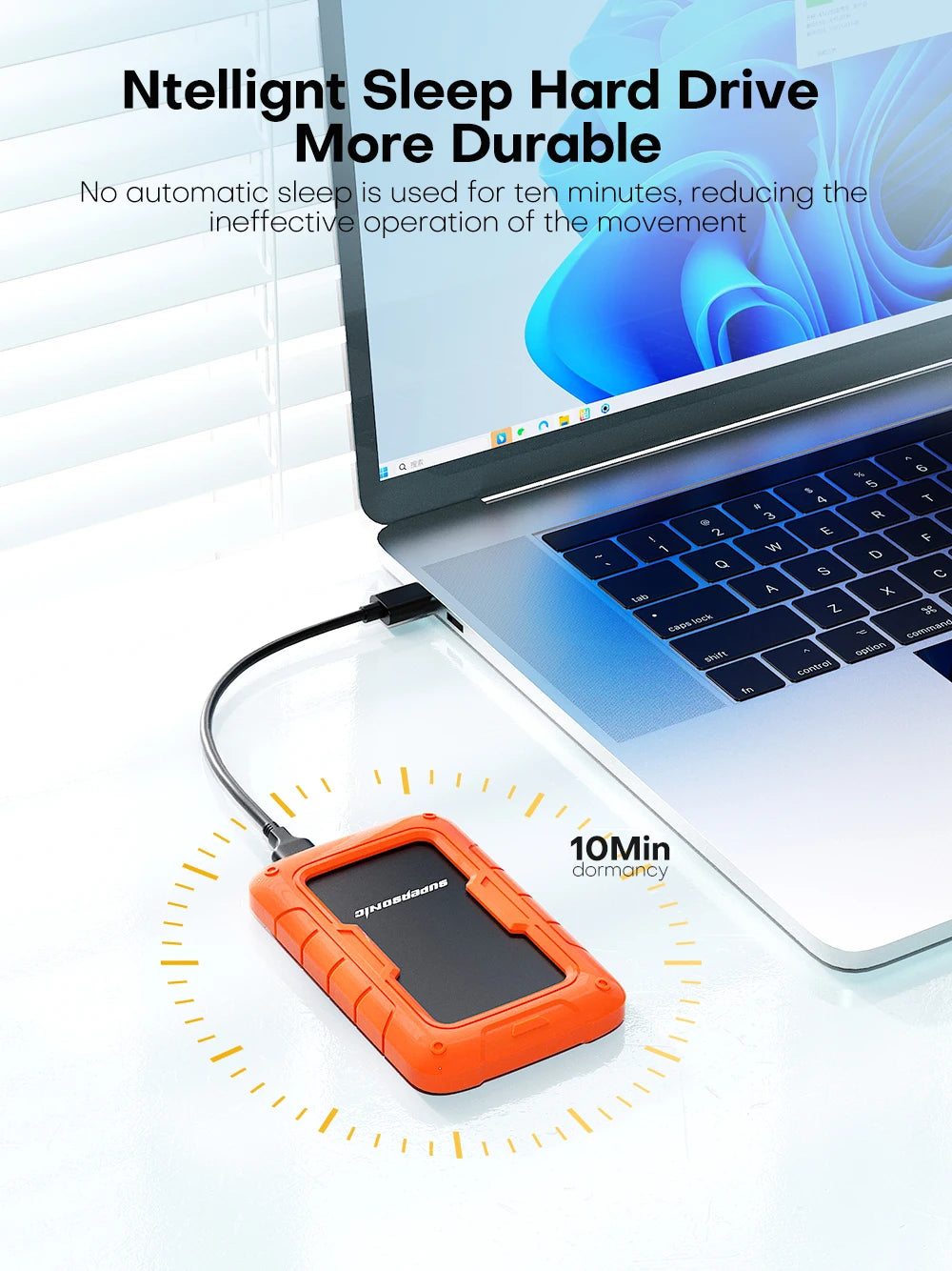 Supersonic Portable Hard Drive PHDD USB 3.0 1TB 500G 2.5 Inch External SSD Hard Disk For Laptop Computer Smart TV PS4