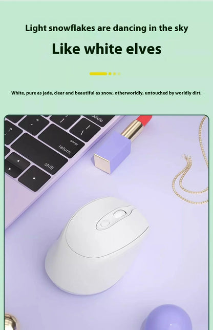 Wireless Mouse, Rechargeable, Computer Game Office Mouse, Dual-Mode Ergonomic Mouse, Portable Multi Color Mouse, Suitable for Pc