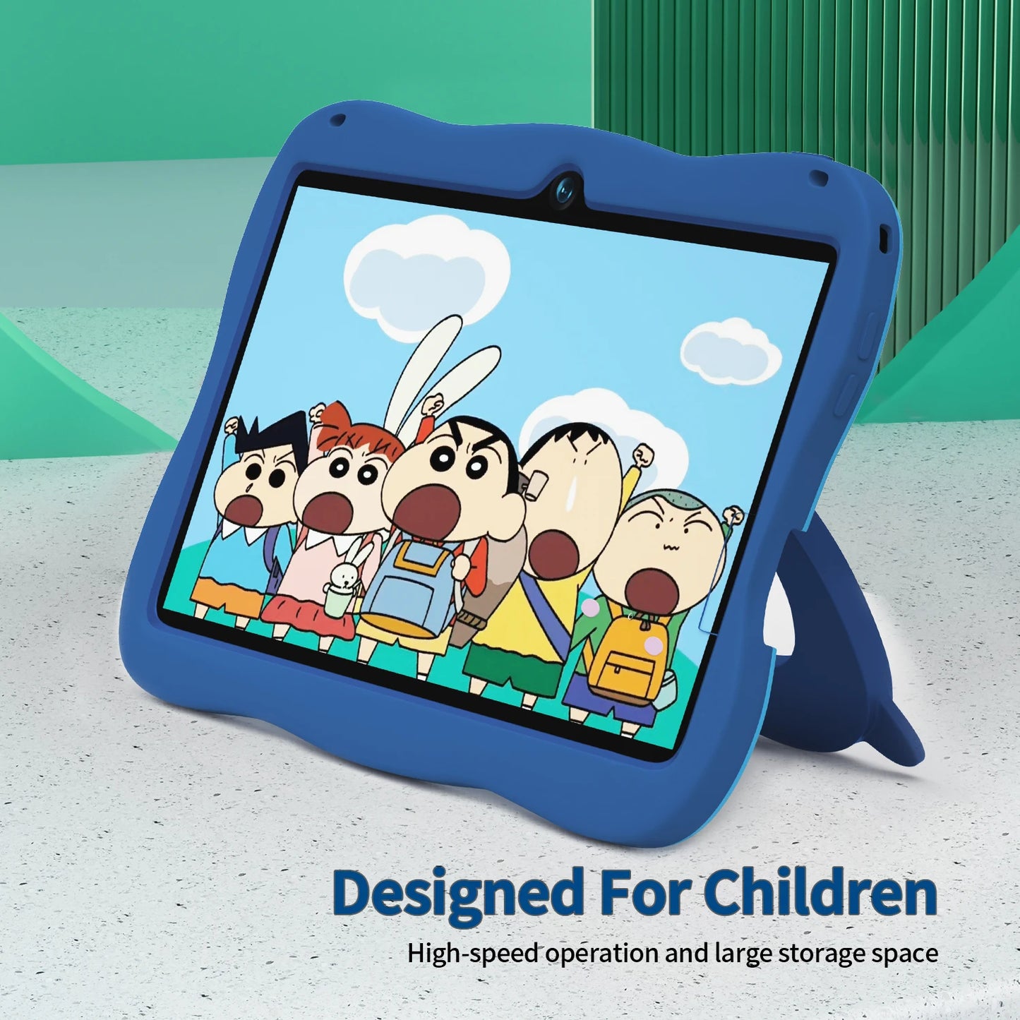 7 Inch Kid Tablet 4GB RAM 64GB ROM Android 13 Wi-Fi Battery Dual Camera Children's Gift Kids Software
