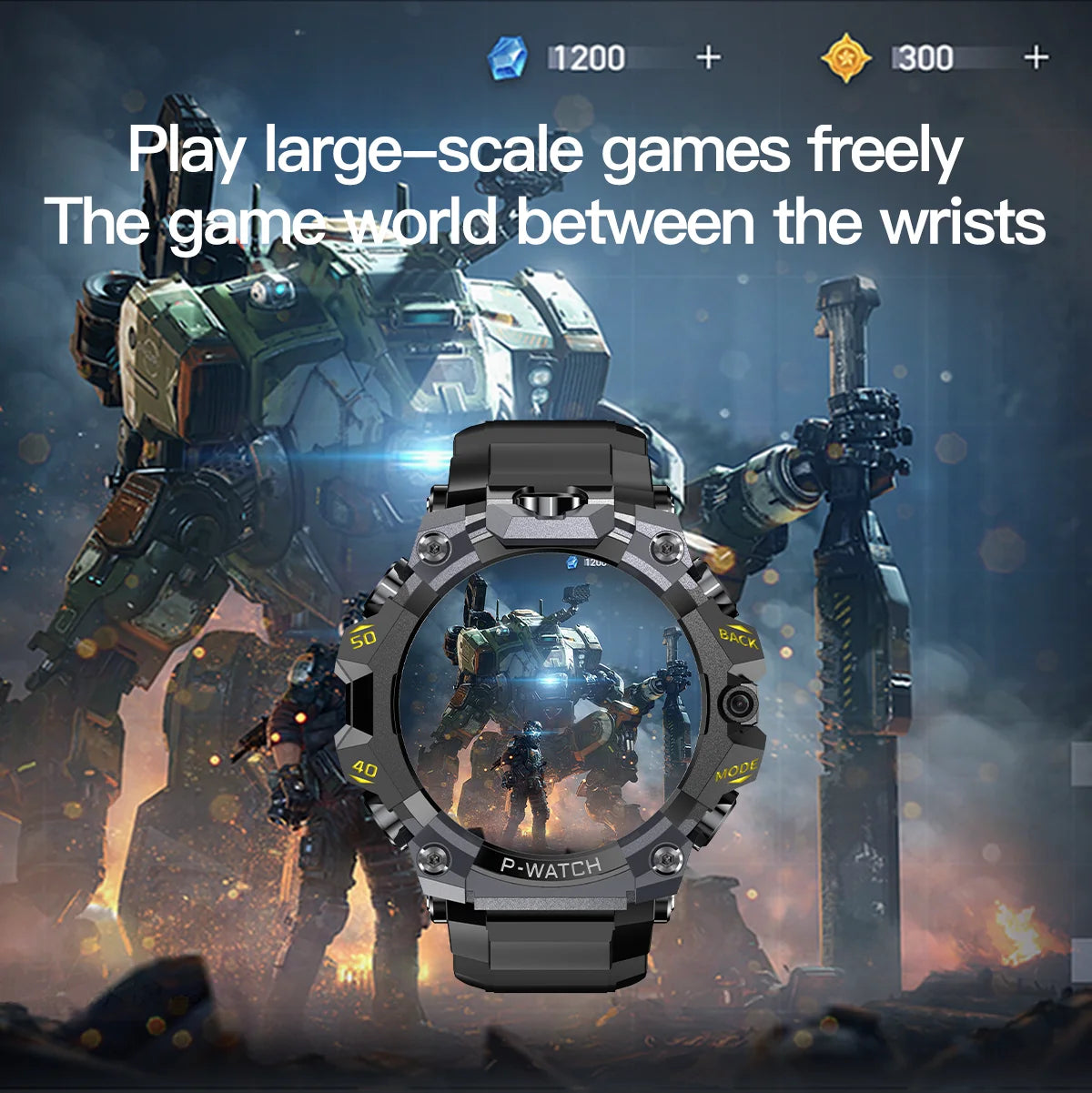 4G LTE Android Smart Watch With 1.508-inch Amoled Screen 8MP Dual Camera GPS IP68 Waterproof Outdoor sports Health monitoring