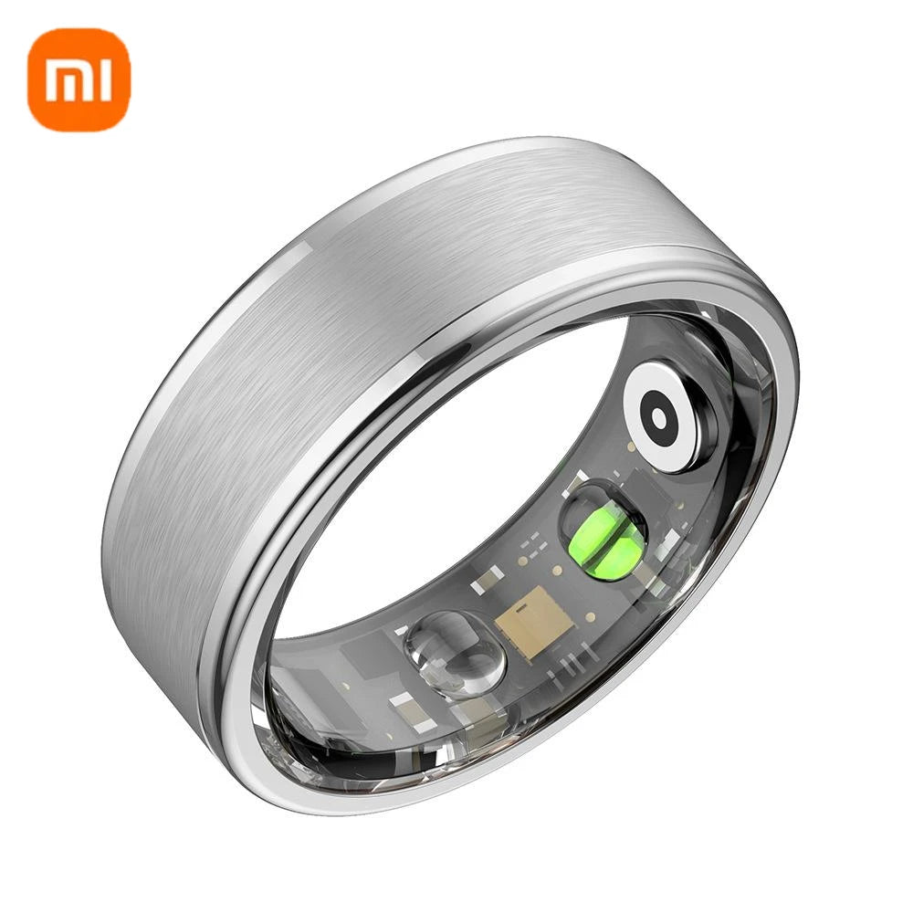 Xiaomi MIJIA Smart Ring With Charging Case Health Monitor Sleep Distance Calories IP68&5ATM Waterproof Multi-sport Men Women NEW