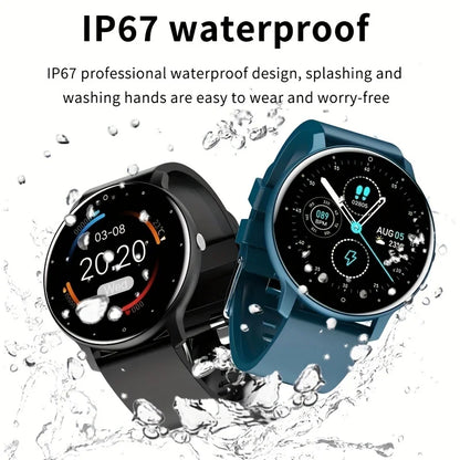 2025 New Smart Watch Men Full Touch Screen Sport Fitness Watch IP67 Waterproof Bluetooth For Android ios smartwatch Men+box