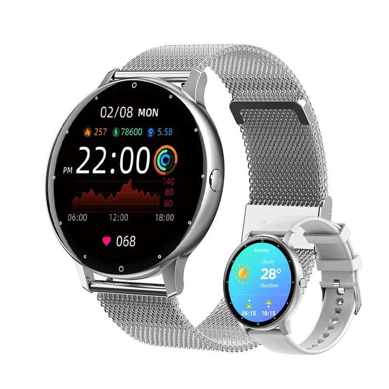 2025 New Smart Watch Men Full Touch Screen Sport Fitness Watch IP67 Waterproof Bluetooth For Android ios smartwatch Men+box