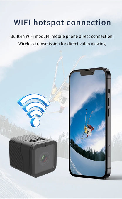 Mini Sport DV Action Camera HD 1080P Bike Motorcycle Helmet Camera Outdoor Video DVR Audio Recorder Dash Cam for Car Bicycle