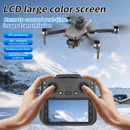 New L600 Pro-1 Max Drone 3-Axis 4K HD Dual Camera Brushless Motor With Laser Obstacle Avoidance GPS 5G WIFI Quadrotor Rc Dron