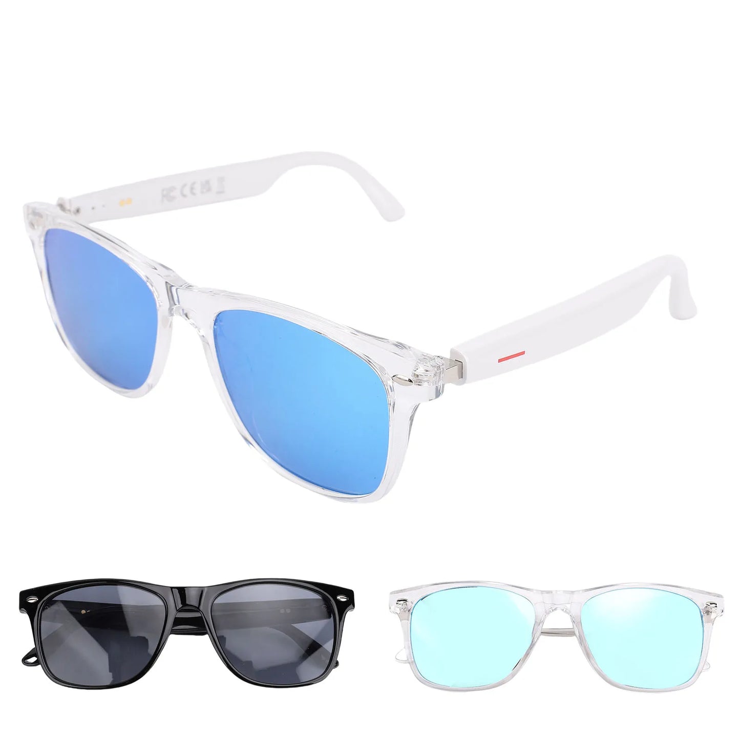 Smart Glasses Music Sunglasses Smart Sunglasses IP65 Water Proof Bluetooth 5.4 Sunglasses Noise Cancelling Built in Mic Speaker