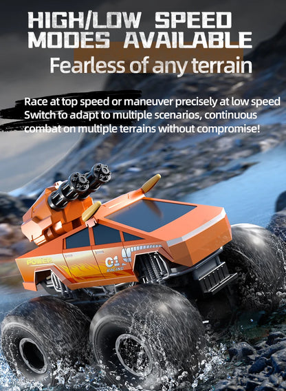 RC Car Amphibious Climbing Off-Road Drift Vehicle Children's Toy 2.4G Remote Control Cars Model Toys for Boys Christmas Gifts
