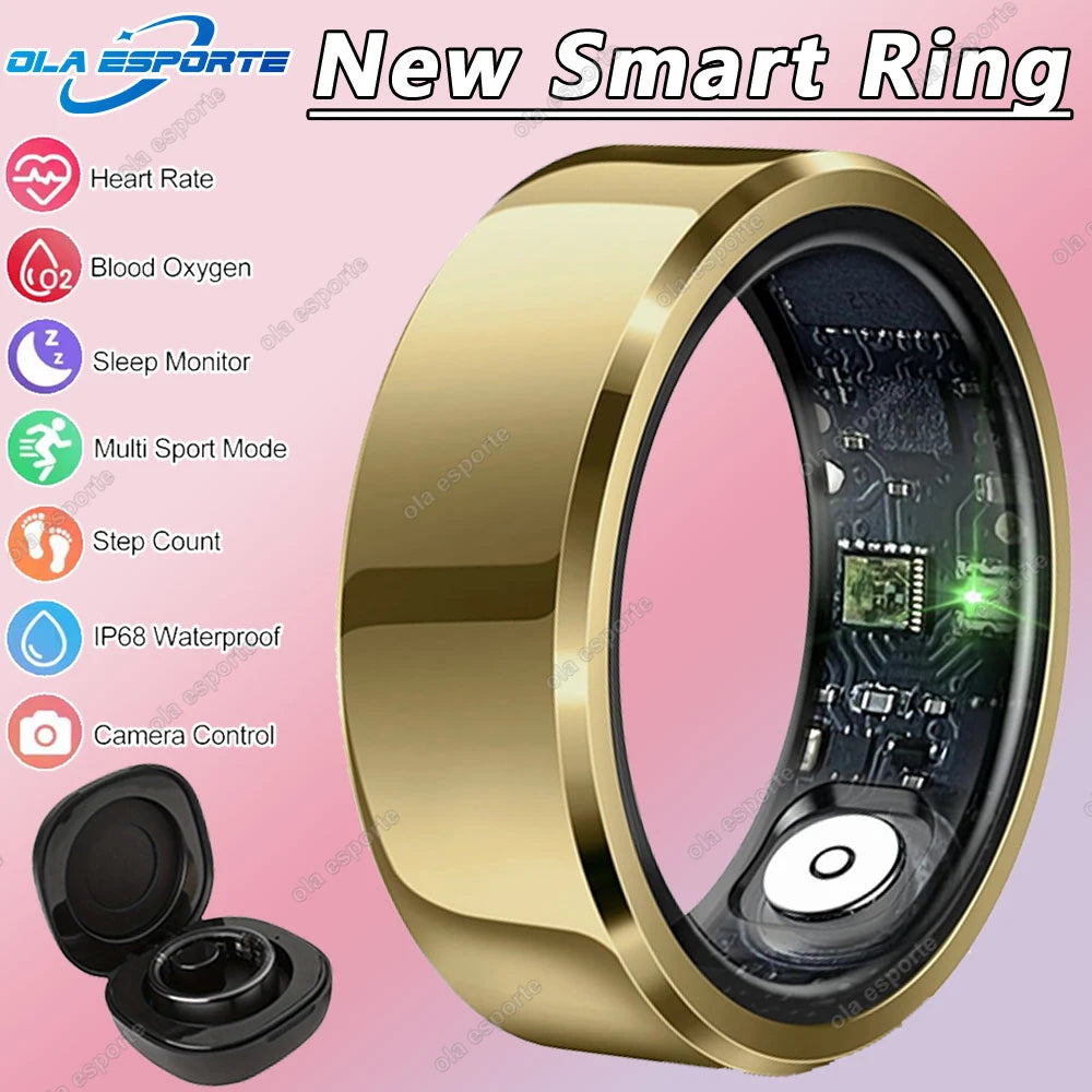 Smart Ring Multifunctional Rings Bluetooth Health Monitoring Ring Sleep Monitor Heart Rate Ring Waterproof Men Women Smart Ring