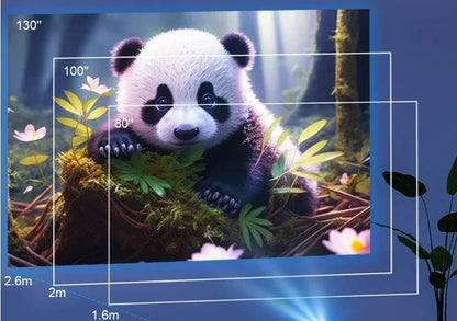 Projector 4K Android 11 Projector Native HD 1080P Dual Wifi6 BT5.0 for home/outdoor/office1920*1080P Portable Projector