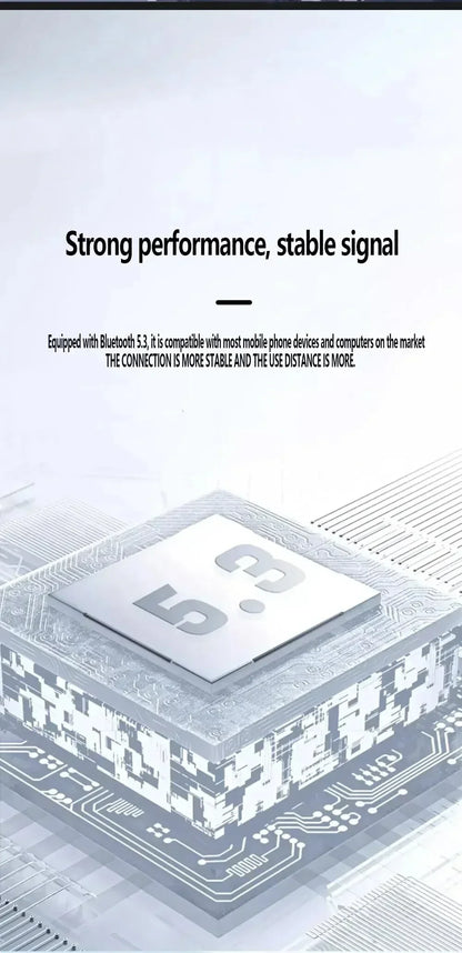 Real TWS Earphone Wireless Earbuds ENC Noise Reduction Game Bluetooth Headphone 3D Sound Field and Bass Bluetooth 5.3 Headset