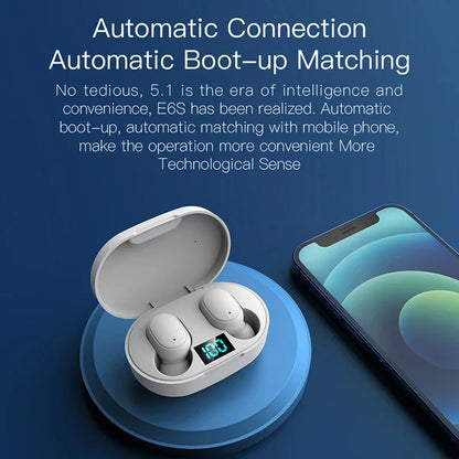 E7S Wireless Bluetooth Earphones TWS Headset Noise Cancelling Earphones With Microphone Headphones For iPhone Xiaomi
