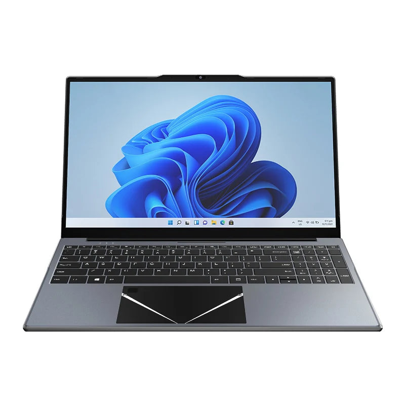 15.6" Ultra Slim Laptop 16GB RAM 512GB SSD Intel N5095 Notebook 1920*1080 FHD Screen Windows 10 Office Study Portable Computer