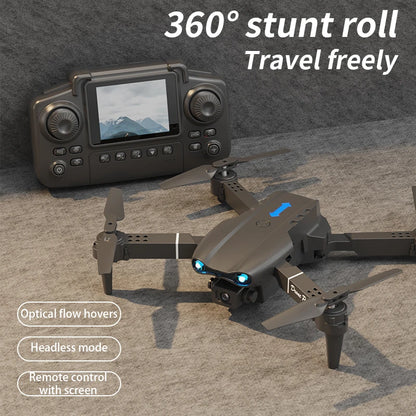 E99 Air Screen Control Drone Professional Wide RC Dron HD 4K Camera Foldable Helicopter Aircraft Quadcopter Drone Kid Gift Toys