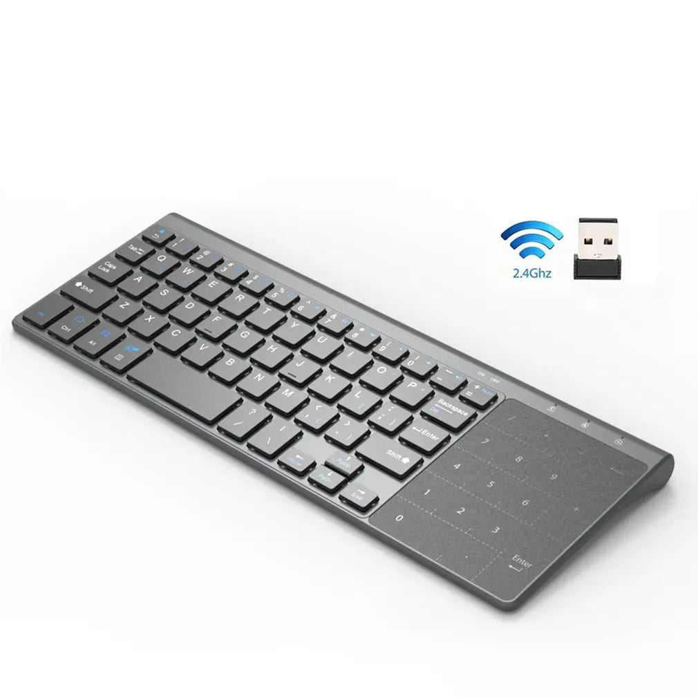 Portable Thin Numeric Keyboard 2.4Ghz Wireless  Keypad With Number Touchpad For Tablet Desktop Laptop PC Dropshipping