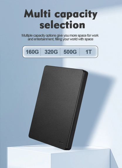 Portable HD External Hard Drive, 320GB, 500GB, 1TB, USB 3.0, HDD for PC, MacBook, PS4, PS5, 2.5"