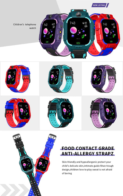 Children's Smart Watch Girl Boy-Smart Watch Children's Watch Age 4-12 Years Old, Intelligence Learning Game Camera Micro Chat Al