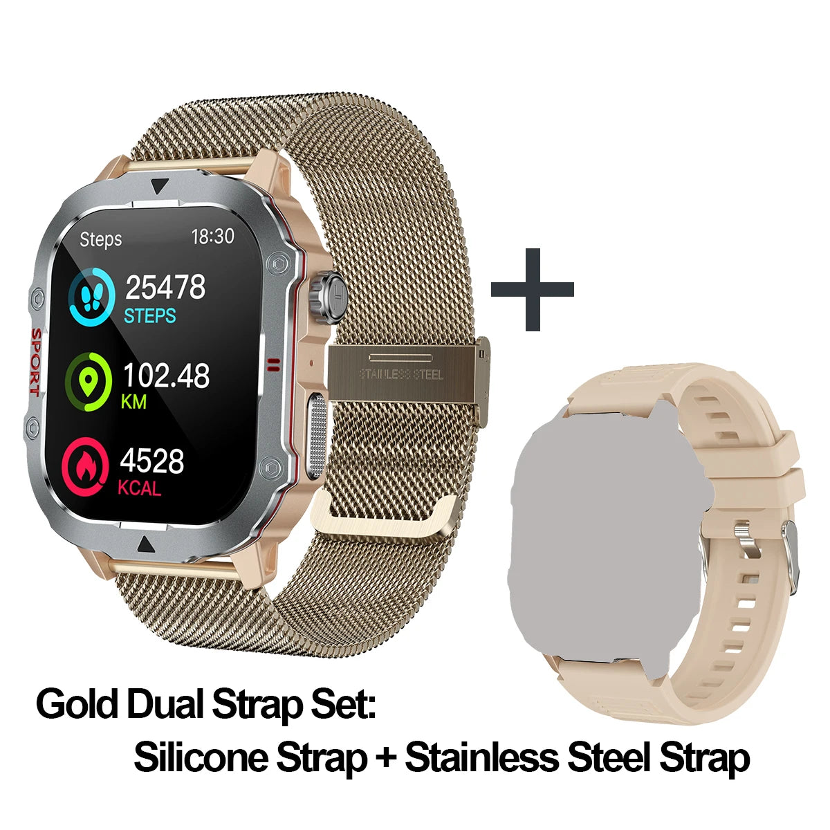 Smart Watch, Supports Answering Phone, 100+ Sports Mode, Sleep Tracking, Suitable for Men and Women, Compatible with iPhone and