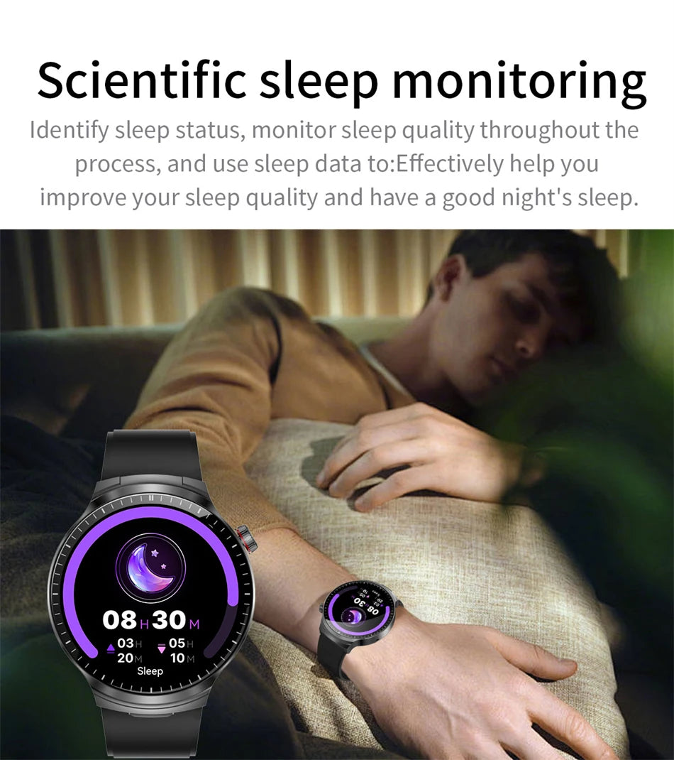 LIGE 2025 Smart Watch 2 in 1 With Earphone Smartwatch Bluetooth Call Men Watch AI Voice Heart Rate Monitor Play Music SmartWatch