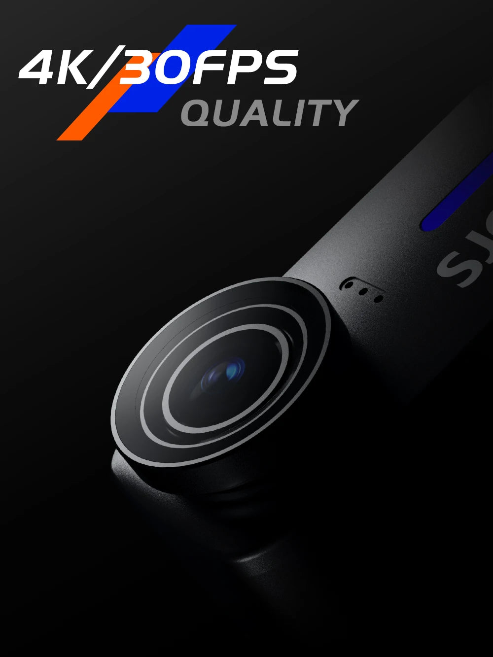 SJCAM C110+ Magnetic Combo Action Camera，4K 30FPS WiFi Sports Camera IP65 Waterproof with 200Min Battery