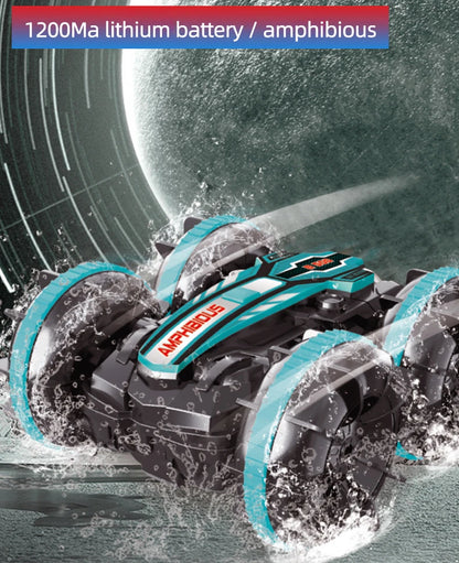 Amphibious RC Car Remote Control Stunt Car Vehicle Double-sided Flip Driving Drift Rc Cars Outdoor Toys for Boys Children's Gift