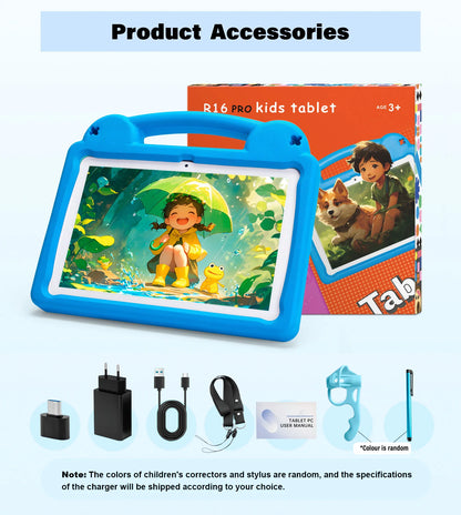 ANRY Kids Tablet 10.1inch Tablet Android 15 8GB(4+4 Expand) RAM 64GB ROM with Octa-Core 5000mAh Tablette 2025 Children's Gifts