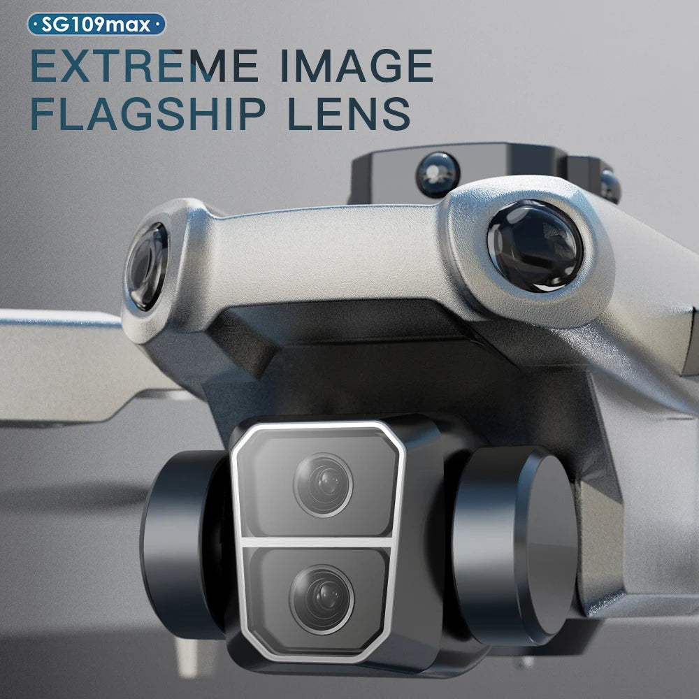 Professional SG109 MAX GPS Drone 8K Camera Aerial FPV Brush Avoiding Obstacle with Large Screen Remote Control Folding Dron